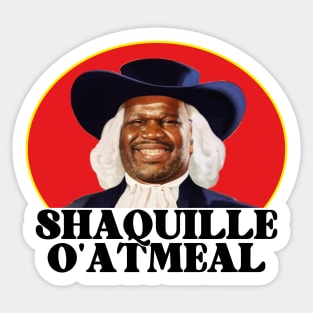 Shaquille Oatmeal meme Sticker